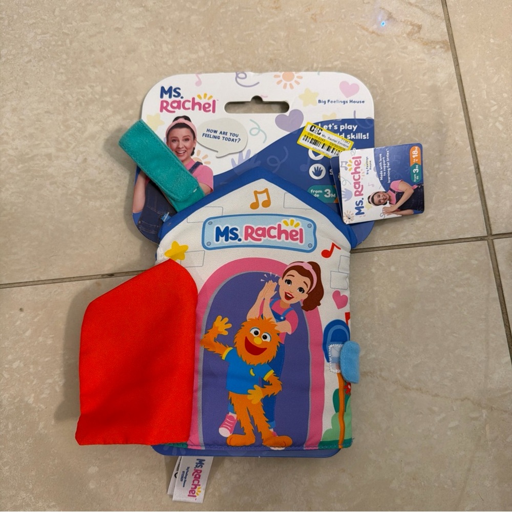 Ms. Rachel Emotions and Affirmations Soft Toy 3-18 Months New